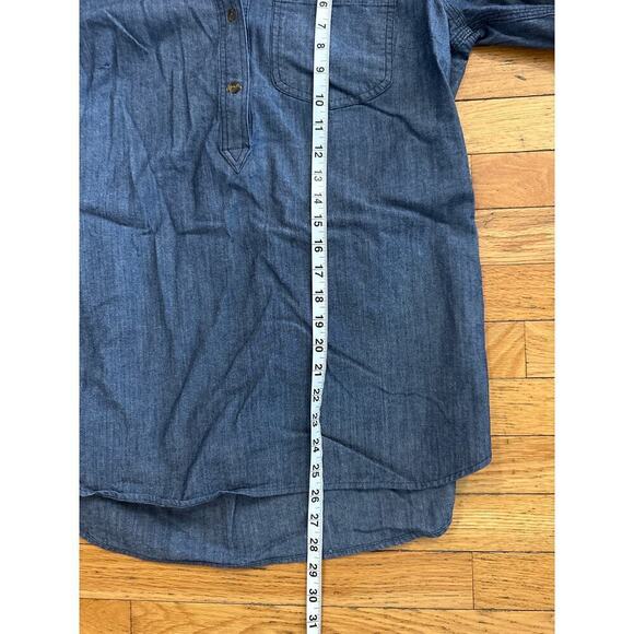 Womens Size M Carhartt Denim Tunic Shirt - Picture 5 of 6